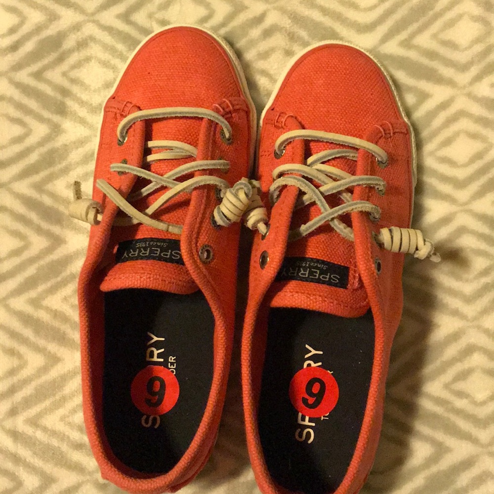 Sperry slip ons.